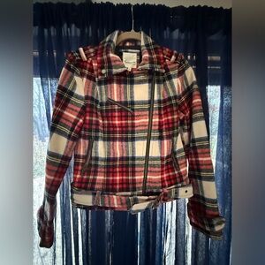 Heritage Plaid Women's Jacket size medium in good used condition